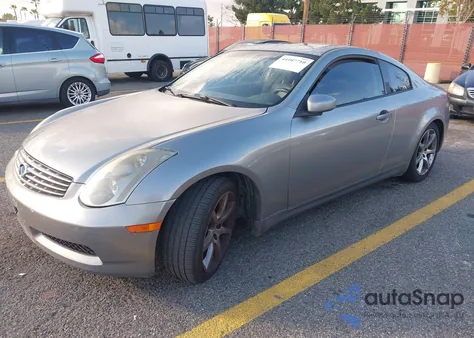 2003 Infiniti G35 Base W/6 Speed Manual from USA, damaged, VIN JNKCV54E73M216036